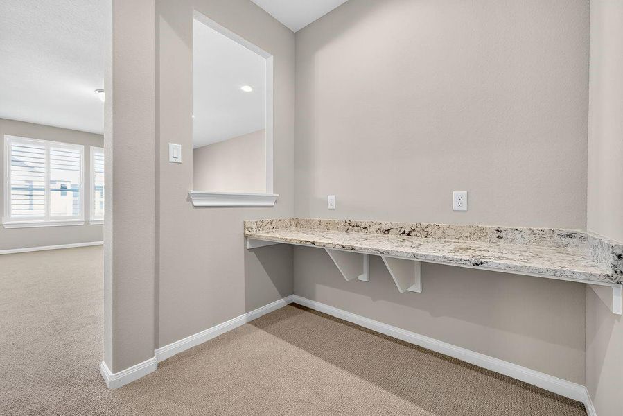 Furnished interior view inside a new home in Spring Brook Village - Luxe Series, Houston (Image 17).