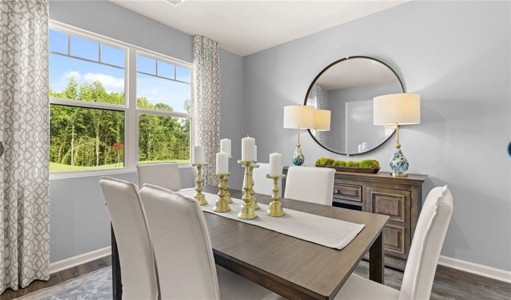 Furnished interior view inside a new home in Twin Lakes, Hoschton (Image 15).