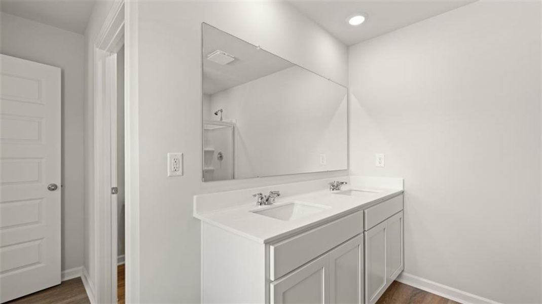 Furnished interior view inside a new home in Locust Grove Station - Cedar Ridge, Locust Grove (Image 7).