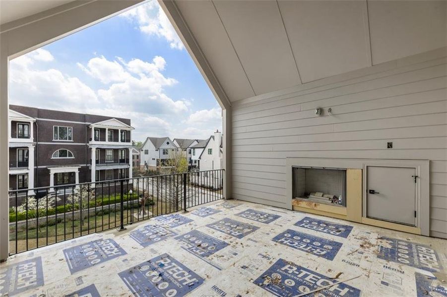 Exterior details and patio area of a home in , Alpharetta (Image 3).