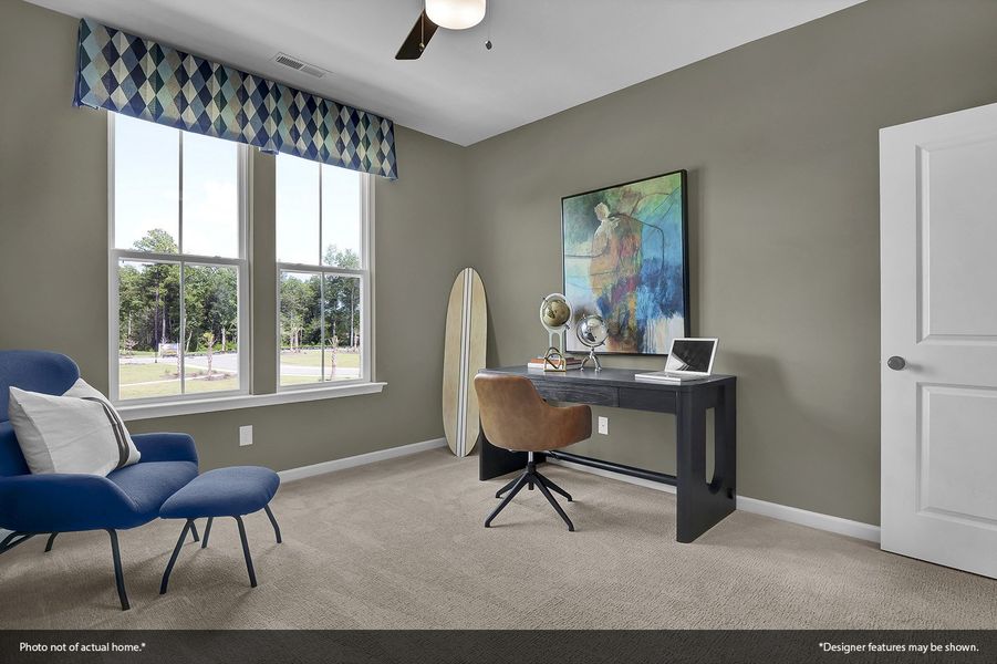 Furnished interior view inside a new home in Grand Park, Leland (Image 8). Furnished interior view inside a new home in Grand Park, Leland (Image 8).