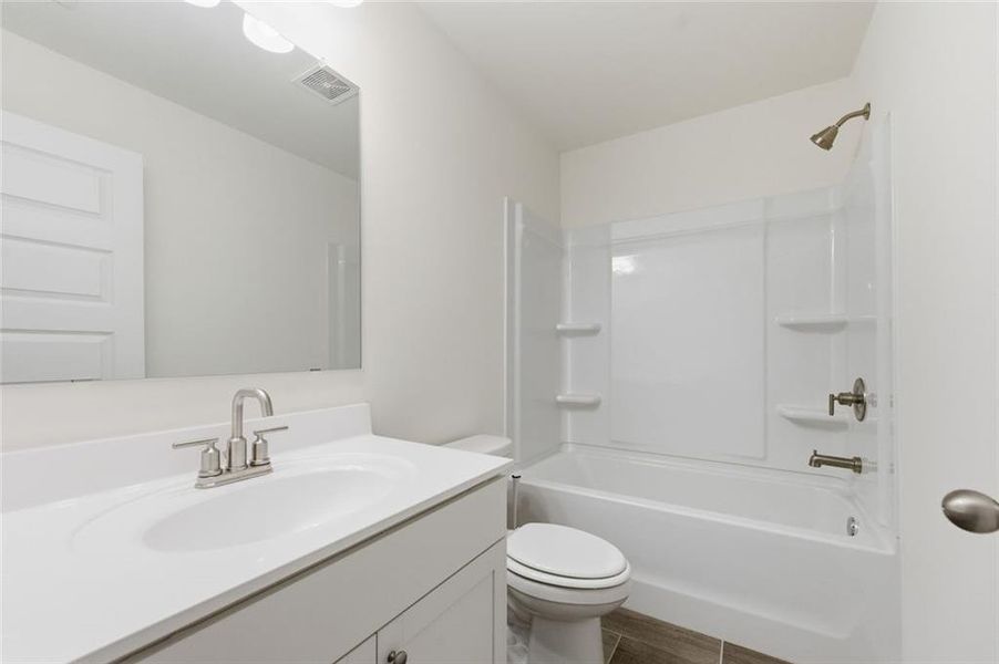 Furnished interior view inside a new home in Water Oak Estates, Lawrenceville (Image 36).