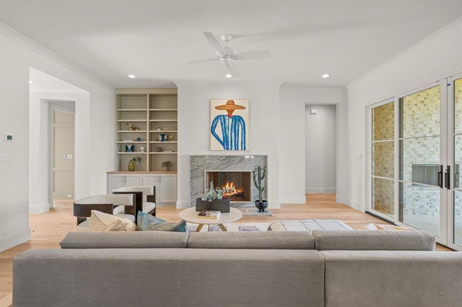 Furnished interior view inside a new home in , Fort Worth (Image 26).