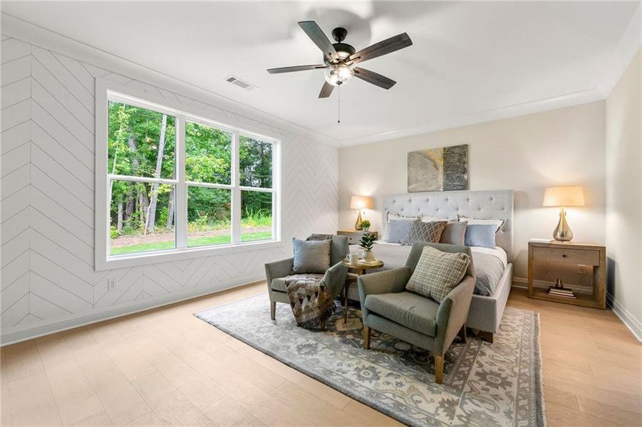 Furnished interior view inside a new home in , Canton (Image 31).