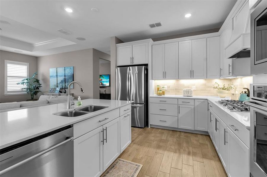 Furnished interior view inside a new home in , Parrish (Image 47).