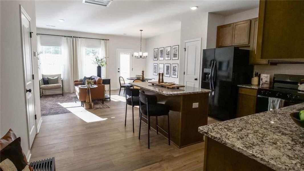 Furnished interior view inside a new home in Fairington, Cartersville (Image 15).
