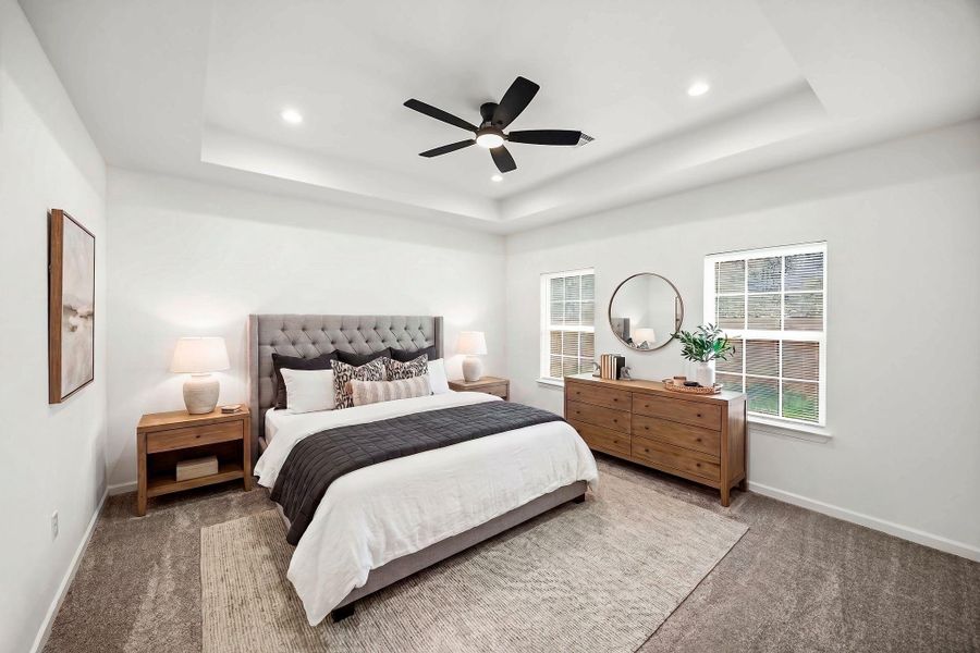 Furnished interior view inside a new home in , Houston (Image 13).