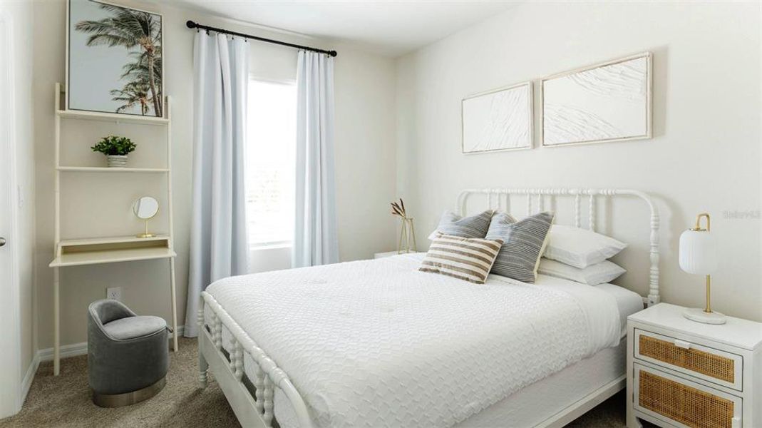 Furnished interior view inside a new home in The Gardens at Bay Street, Sarasota (Image 6).