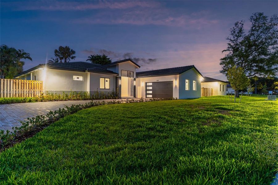 Front exterior of a new home in , Cutler Bay, FL, highlighting curb appeal (Image 30).