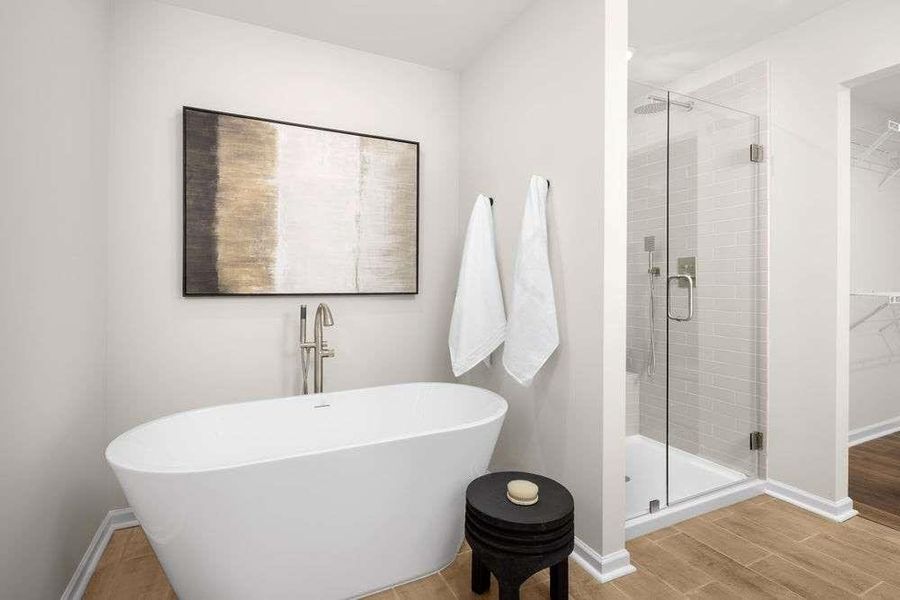 Furnished interior view inside a new home in The Woodlands Preserve, Jackson (Image 7).