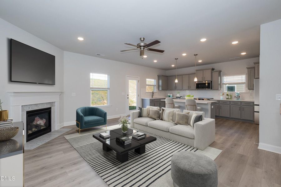 Furnished interior view inside a new home in Southern Estates, Sanford (Image 8).