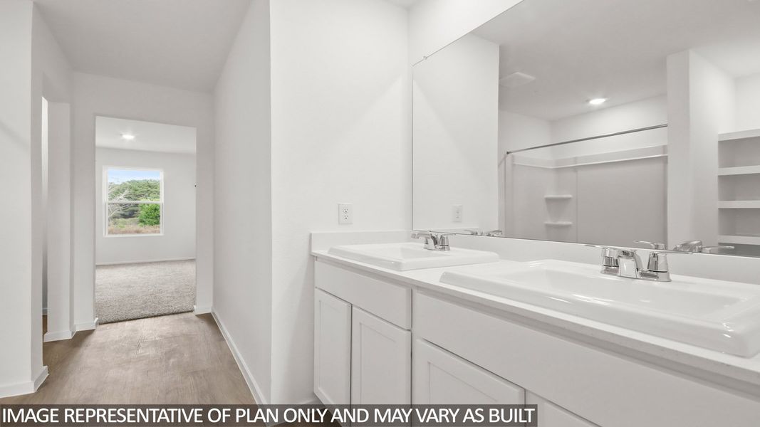 Furnished interior view inside a new home in Venetian Pines, Conroe (Image 6).