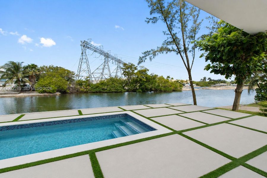 Exterior details and patio area of a home in , Dania Beach (Image 3). Exterior details and patio area of a home in , Dania Beach (Image 3).
