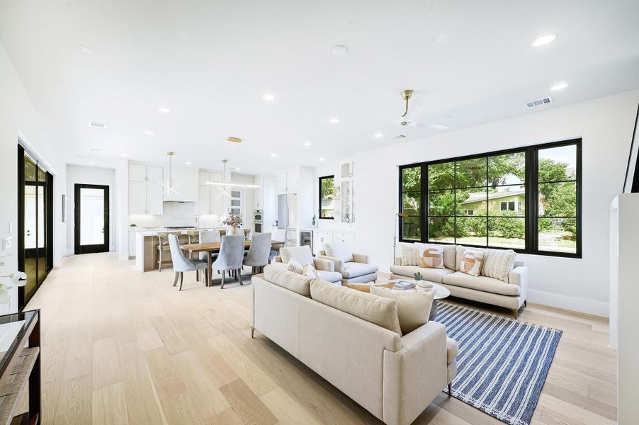 Furnished interior view inside a new home in , Austin (Image 10).
