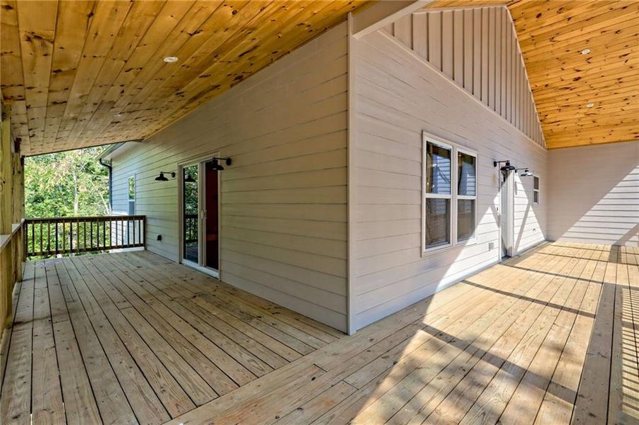 Exterior details and patio area of a home in , Clayton (Image 53).