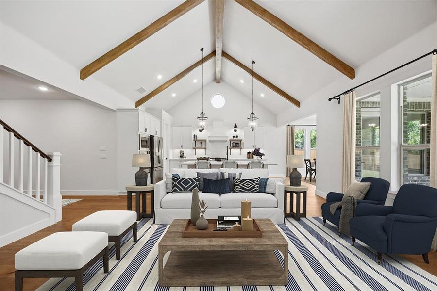 Furnished interior view inside a new home in Lincoln Pointe, Van Alstyne (Image 14). Furnished interior view inside a new home in Lincoln Pointe, Van Alstyne (Image 14).