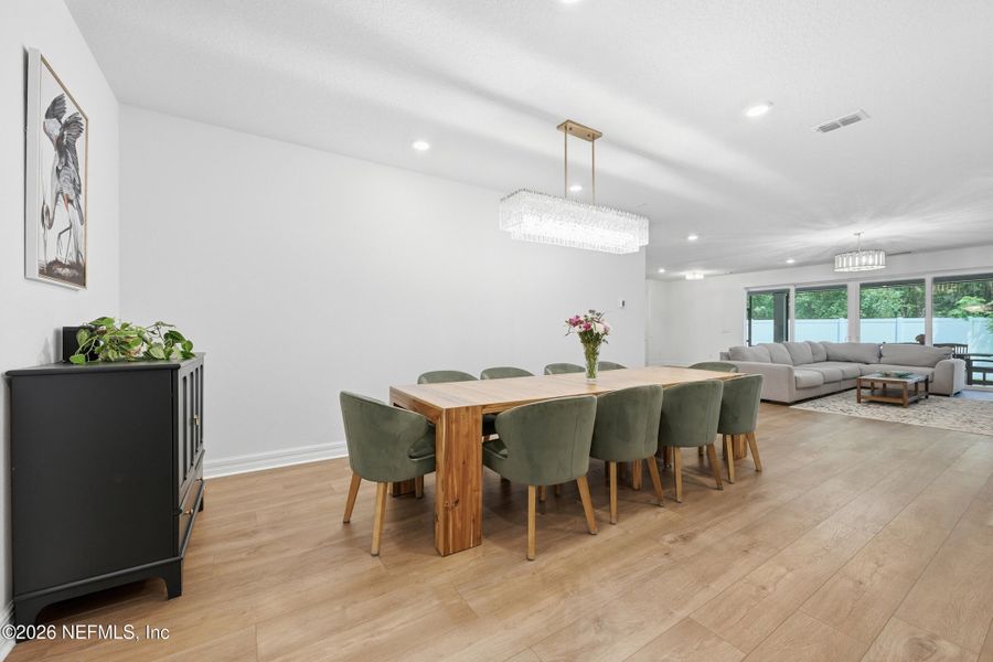 Furnished interior view inside a new home in , Jacksonville (Image 42).