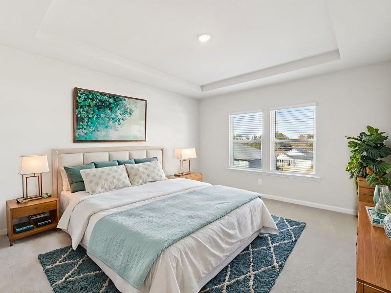 Furnished interior view inside a new home in Preserve at Mountain Creek, Pendergrass (Image 8).