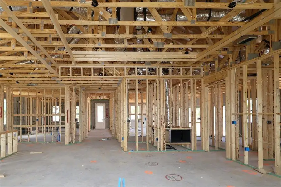 In-progress construction of a new home in Willow Run, Apopka, FL (Image 5).