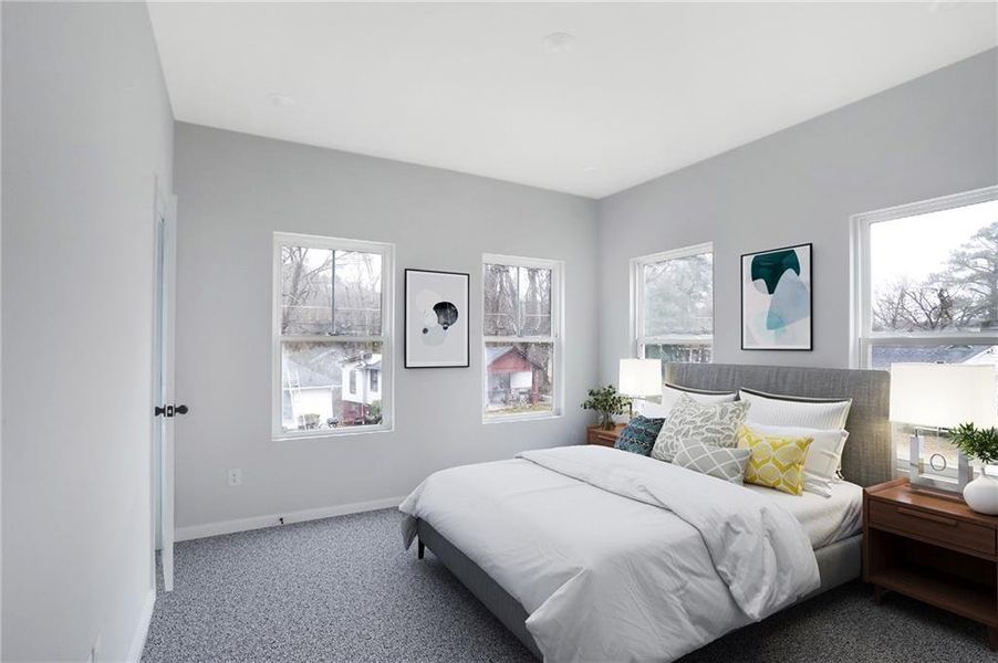 Furnished interior view inside a new home in , Atlanta (Image 4).