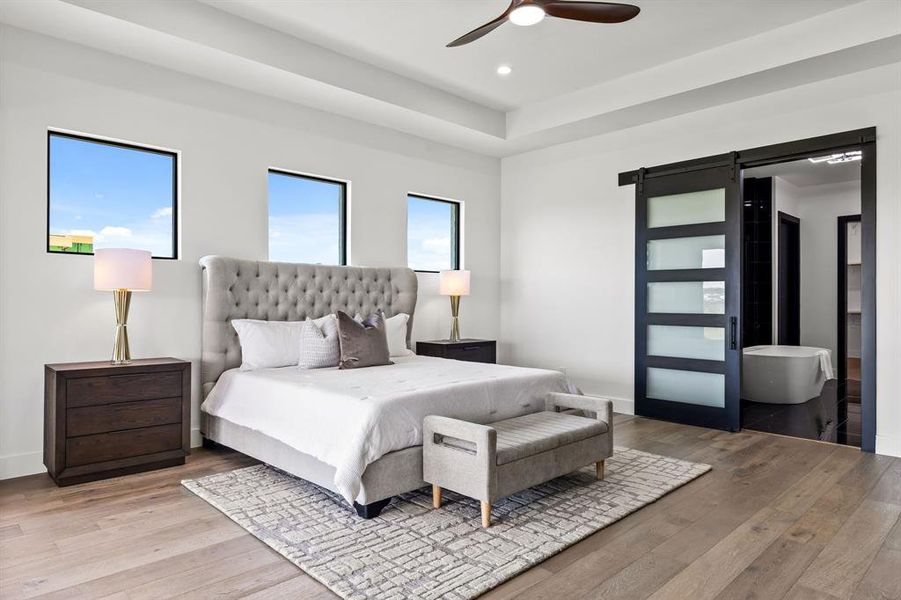 Furnished interior view inside a new home in , Heath (Image 28).