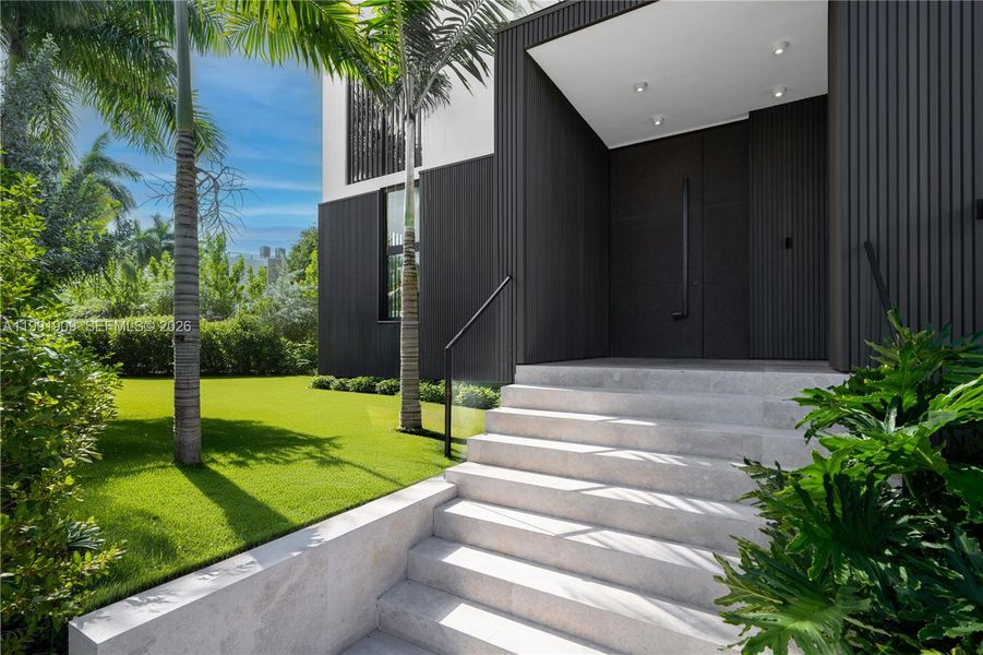 Exterior details and patio area of a home in , Miami Beach (Image 30).
