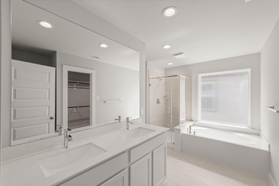 Furnished interior view inside a new home in Cypresswood Landing, Humble (Image 6).