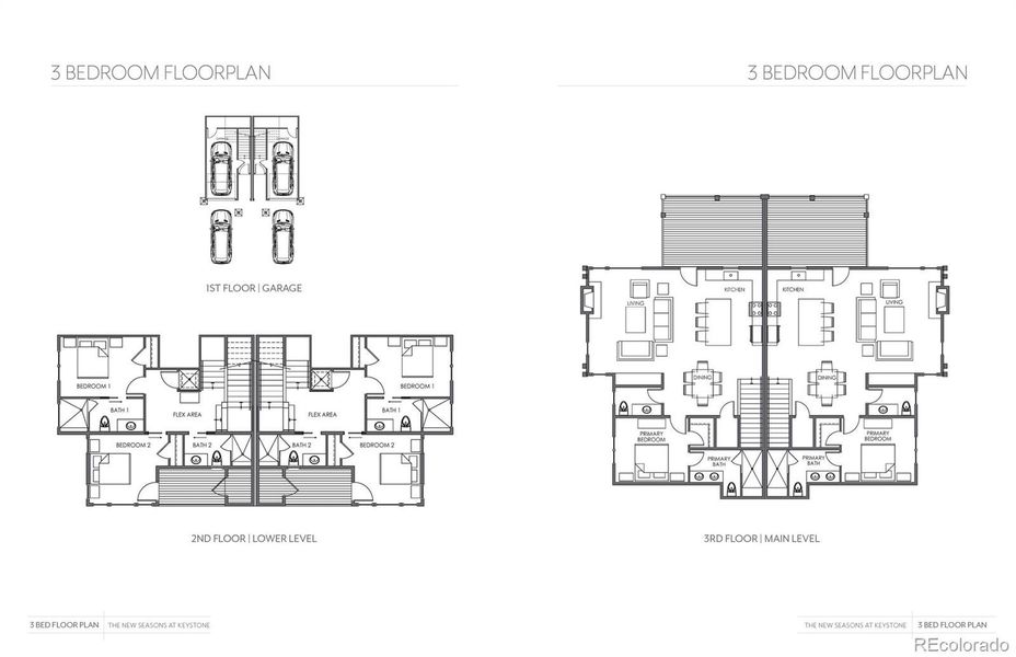 2D floor plan layout of this home in , Keystone, CO (Image 3).