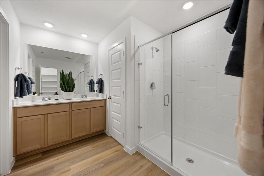 Furnished interior view inside a new home in Wheatley Oaks, Houston (Image 16).