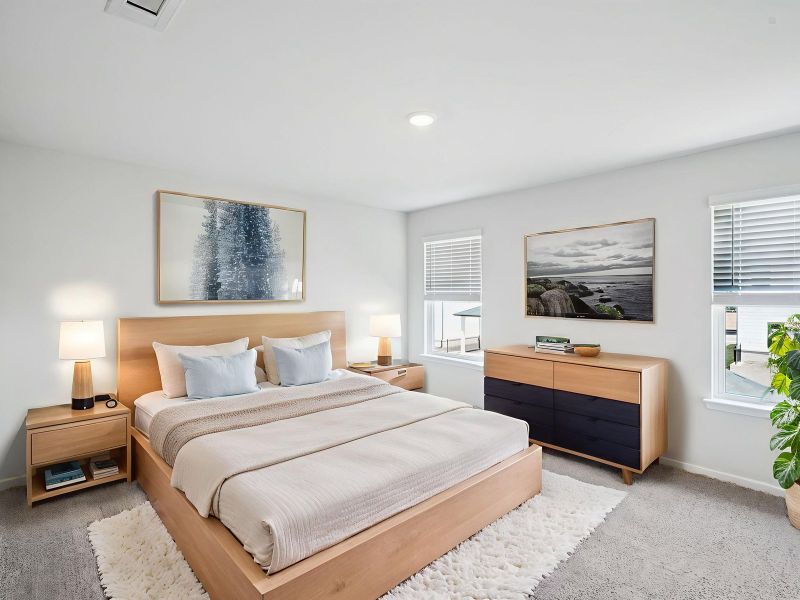 Furnished interior view inside a new home in Hawthorne Station, College Park (Image 8).