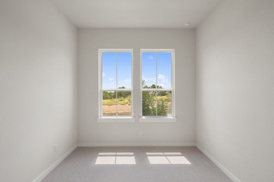 Spacious, unfurnished interior of a new home in Arbor Collection At Wolf Ranch, Georgetown (Image 19).