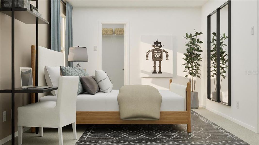 Furnished interior view inside a new home in Crosswinds, Haines City (Image 19).