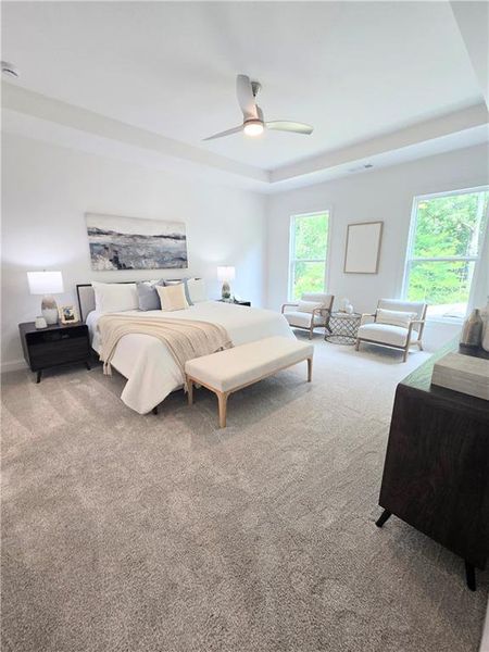 Furnished interior view inside a new home in Ashbury Commons, Powder Springs (Image 10).