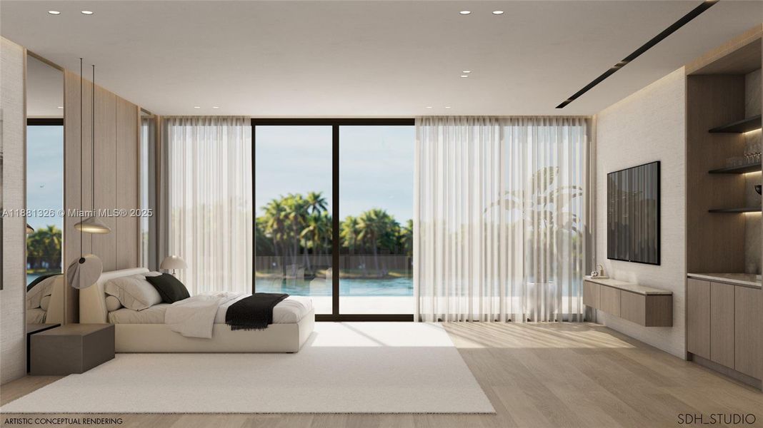 Furnished interior view inside a new home in , Hollywood (Image 12). Furnished interior view inside a new home in , Hollywood (Image 12).