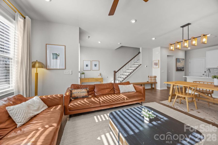 Furnished interior view inside a new home in , Charlotte (Image 3).