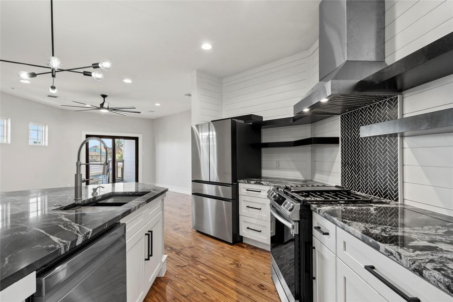 Furnished interior view inside a new home in , Galveston (Image 5). Furnished interior view inside a new home in , Galveston (Image 5).