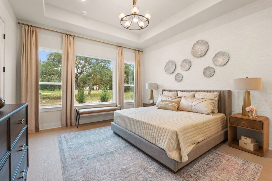 Furnished interior view inside a new home in Parmer Ranch Cottages, Georgetown (Image 14). Furnished interior view inside a new home in Parmer Ranch Cottages, Georgetown (Image 14).