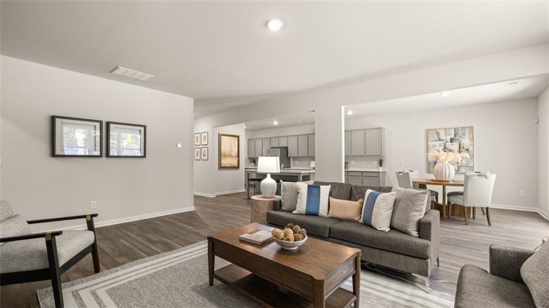 Furnished interior view inside a new home in Jackson Landing, Jefferson (Image 47). Furnished interior view inside a new home in Jackson Landing, Jefferson (Image 47).