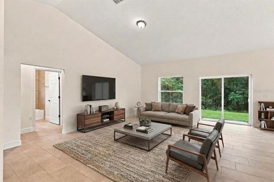 Furnished interior view inside a new home in , Yeehaw Junction (Image 6).