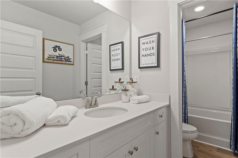 Furnished interior view inside a new home in Copperfield, Locust Grove (Image 32).
