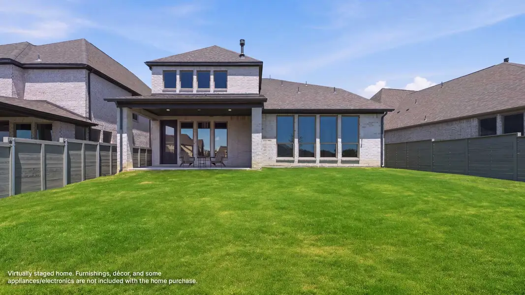Exterior details and patio area of a home in Ramble, Celina (Image 2).