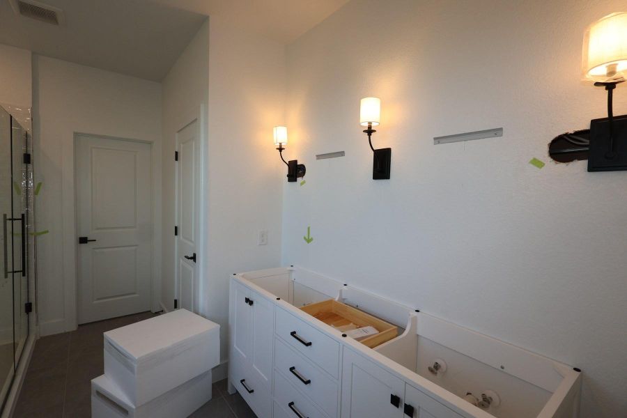 Primary bath - still under construction! Primary bath - still under construction!