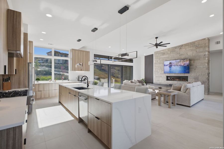 Furnished interior view inside a new home in , San Antonio (Image 44).