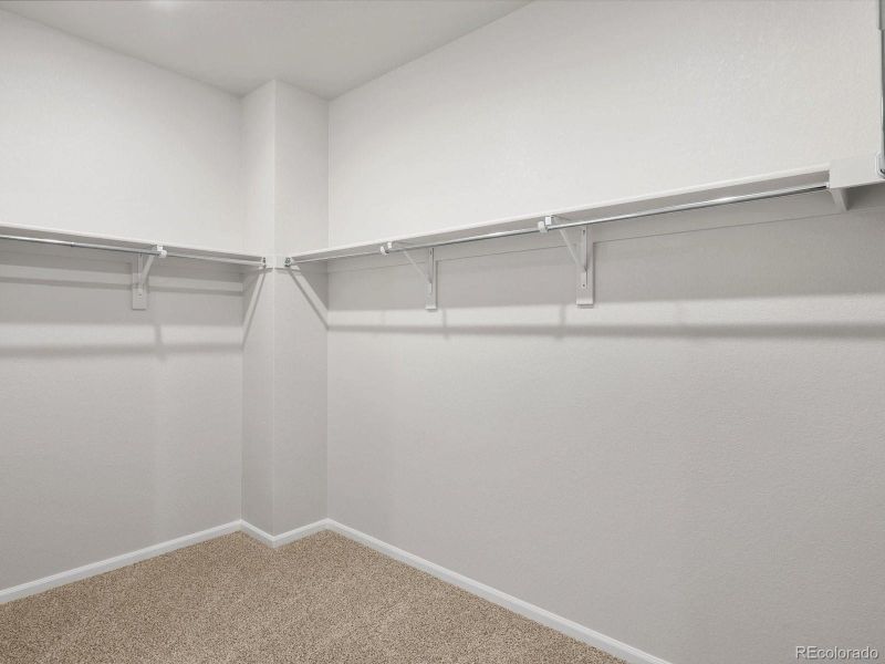 Spacious, unfurnished interior of a new home in Buffalo Highlands: The Canyon Collection, Commerce City (Image 19). Spacious, unfurnished interior of a new home in Buffalo Highlands: The Canyon Collection, Commerce City (Image 19).