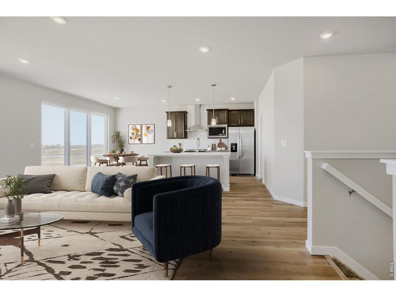 Furnished interior view inside a new home in Farmstead, Berthoud (Image 12).