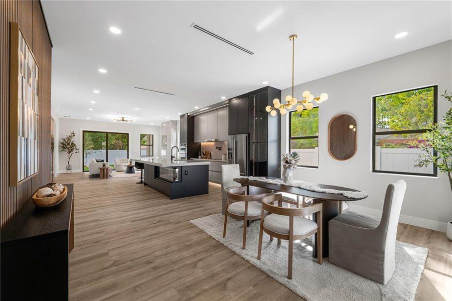 Furnished interior view inside a new home in , Tampa (Image 18).