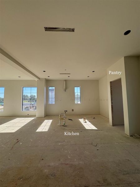 Chef’s Kitchen- will have Custom on-site European White Oak Cabinetry and Pantry. Filled with abundant natural light.