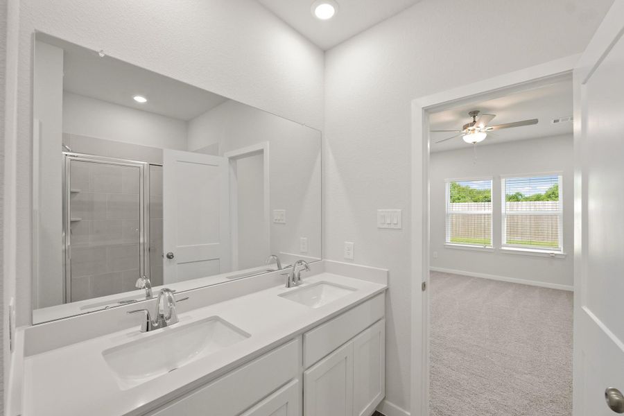 Furnished interior view inside a new home in River Ranch Trails, Dayton (Image 6). Furnished interior view inside a new home in River Ranch Trails, Dayton (Image 6).