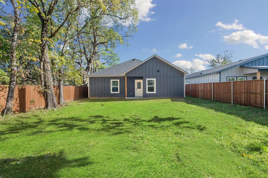 Exterior details and patio area of a home in , Dallas (Image 17). Exterior details and patio area of a home in , Dallas (Image 17).