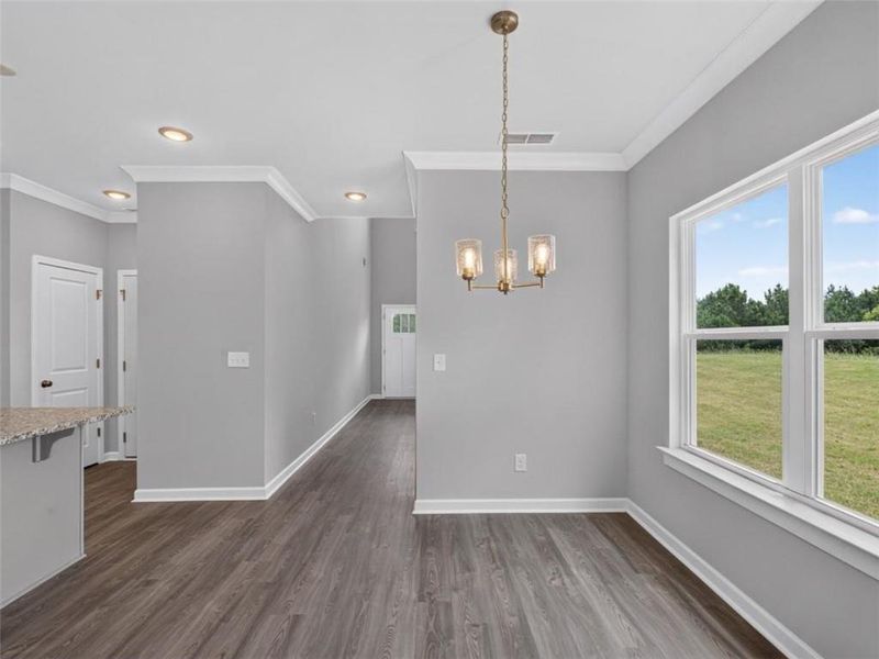 Spacious, unfurnished interior of a new home in High Shoals, Dallas (Image 23). Spacious, unfurnished interior of a new home in High Shoals, Dallas (Image 23).